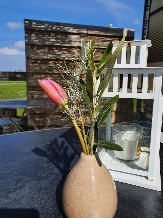 Houten Huisje Tussen Paarden Nieuwerkerken Екстер'єр фото