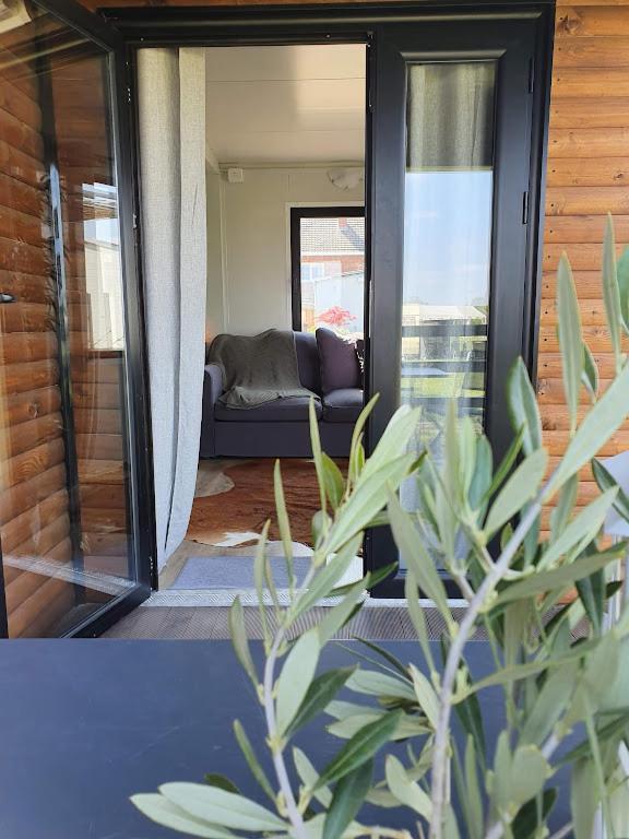 Houten Huisje Tussen Paarden Nieuwerkerken Екстер'єр фото